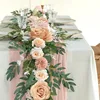 ​Artificial Silk Flower Box Set ​Rose Wedding Bouquets Christmas Home Decor Wedding Garden Rose Arch Fake Silk Flowers Head 3