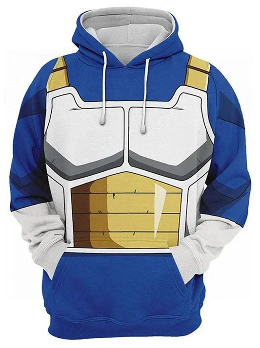 

New Dragon Ball Vegeta Frieza Cos Sweatshirt 3D Printed Casual Hooded Coat Sweatshirt Children's Clothing Best Birthday Gift