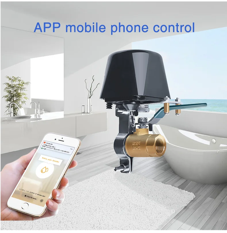 TUYA WiFi Zigbee Smart Gas/Valve Tuya Valve Smart Home Automation Control Valve