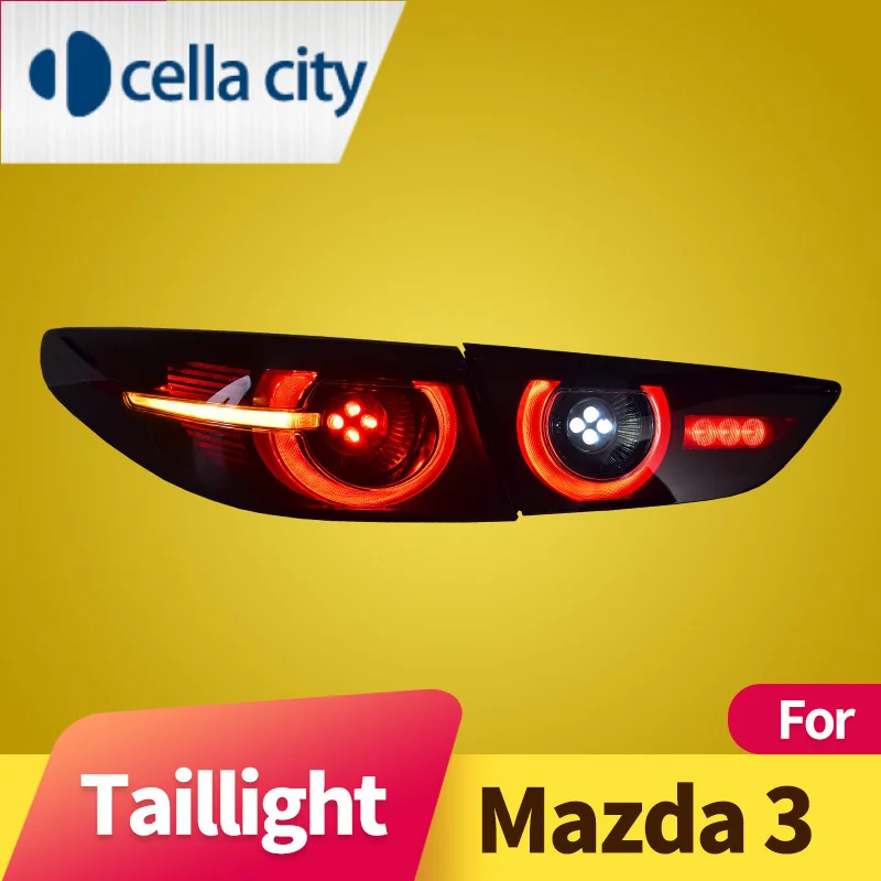 

Taillight Assembly for Mazda3 2019-2021 Mazda 3 Sedan tail light LED running light LED sequential turn signal LED brake light