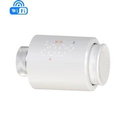 Smart WiFi - Enabled Thermostatic Radiator Valve with Voice Control - 3 x 1.5V (WiFi)