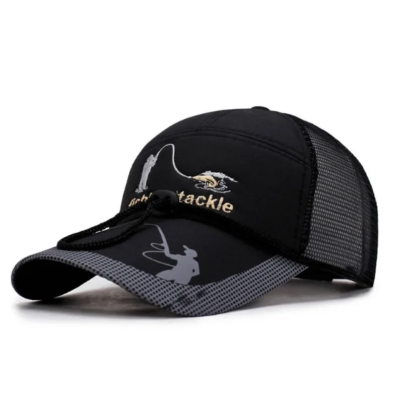 Fisherman Hat Fishing Hats Sun Hats Fishing Hat Cap Outdoor Sports Hats Hiking Visor UV Protection Men Women Adjustable Breathable Golf Caps