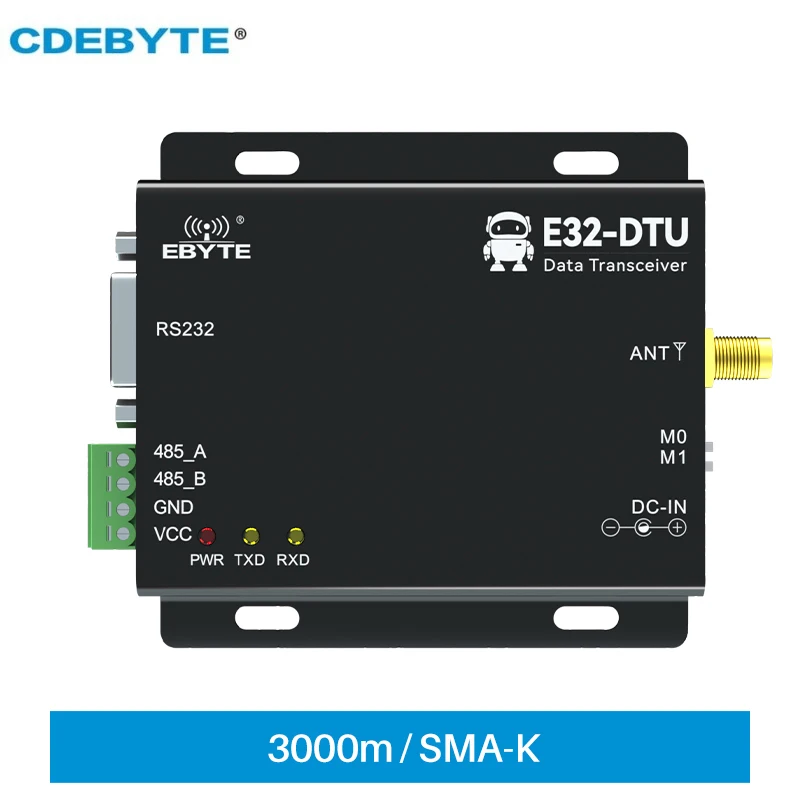 LoRa SX1278 Wireless RF Modem CDEBYTE E32-DTU(433L20) -V8 RS232 RS485 433MHz 100mW 20dBm Wireless Data Transmitter industrial wireless network equipment lora rs485 iot gateway for smart meter monitoring data collector