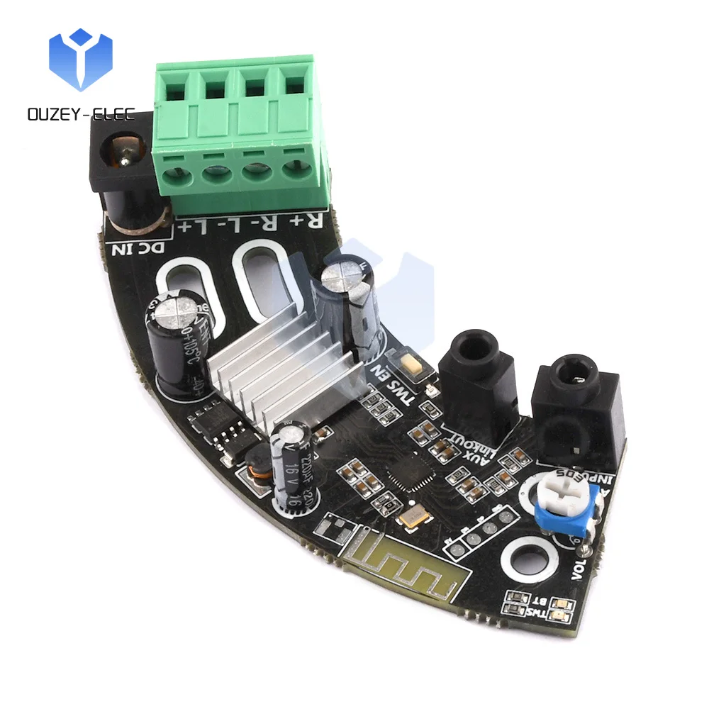 

DC9-24V Dual Channel 2 * 40W Digital Audio Amplifier Board DIY Bluetooth Speaker Sound Music Amplifier Module Support TWS