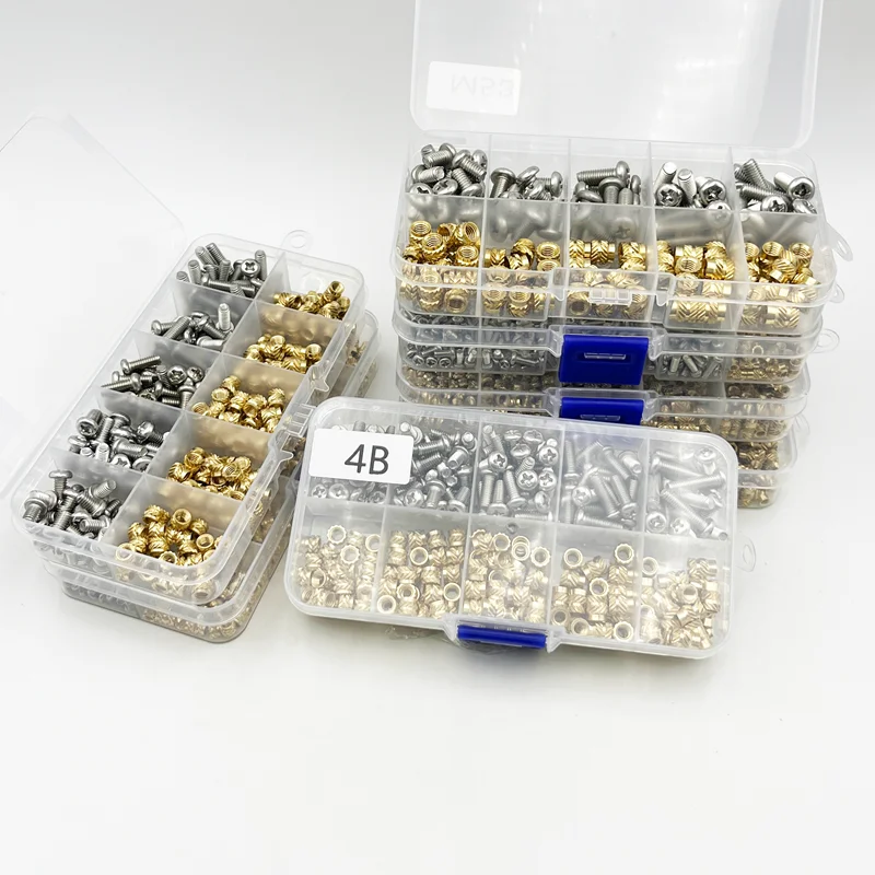 inoxidavel parafuso kit inserir porca rosca embedment serrilhada porca 01