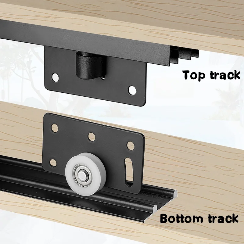 Sliding Closet Door Roller Wardrobe Pulley Cupboard Casters Sliding Door Wheel Thicken Furniture Runners Roller Hardware 2 Sets