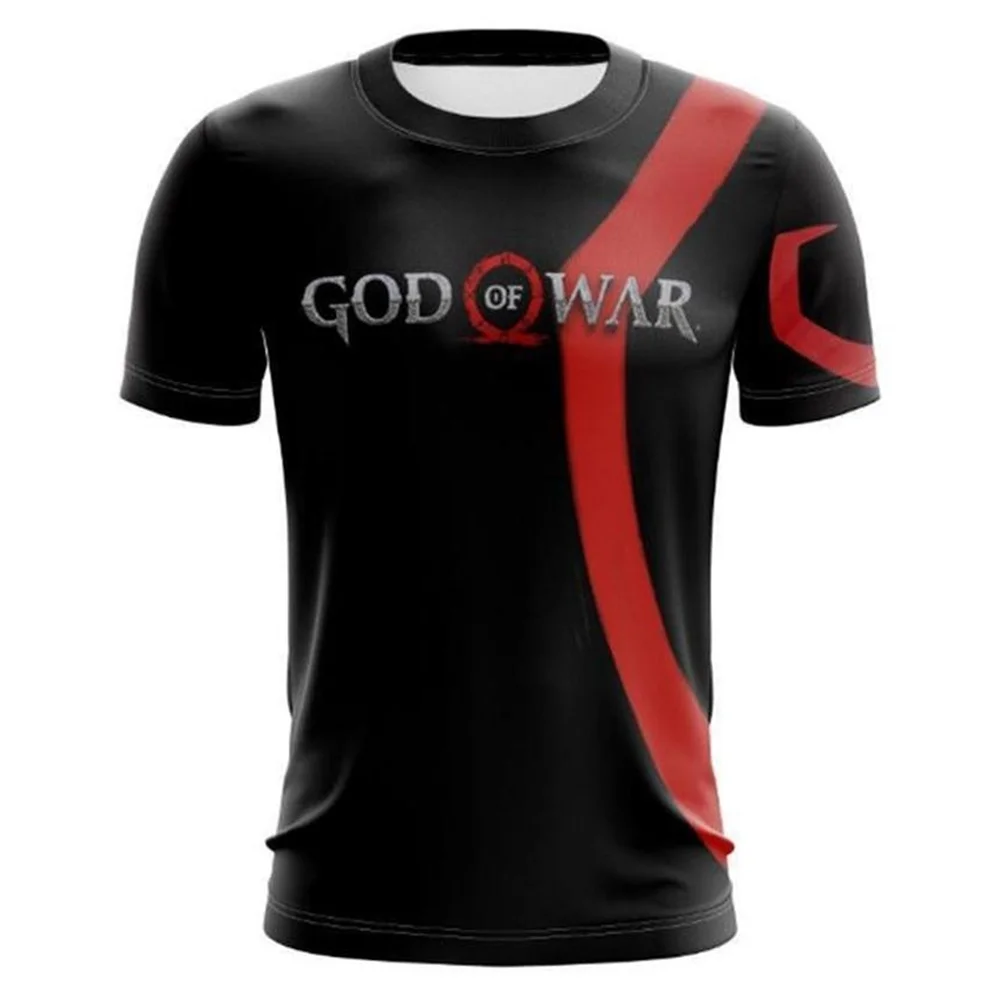 CLOOCL Männer T-Shirt Kratos God of War 3D-Druck Cosplay Kurzarm T-Shirts Frauen Mode Harajuku Unisex Streetwear Tops