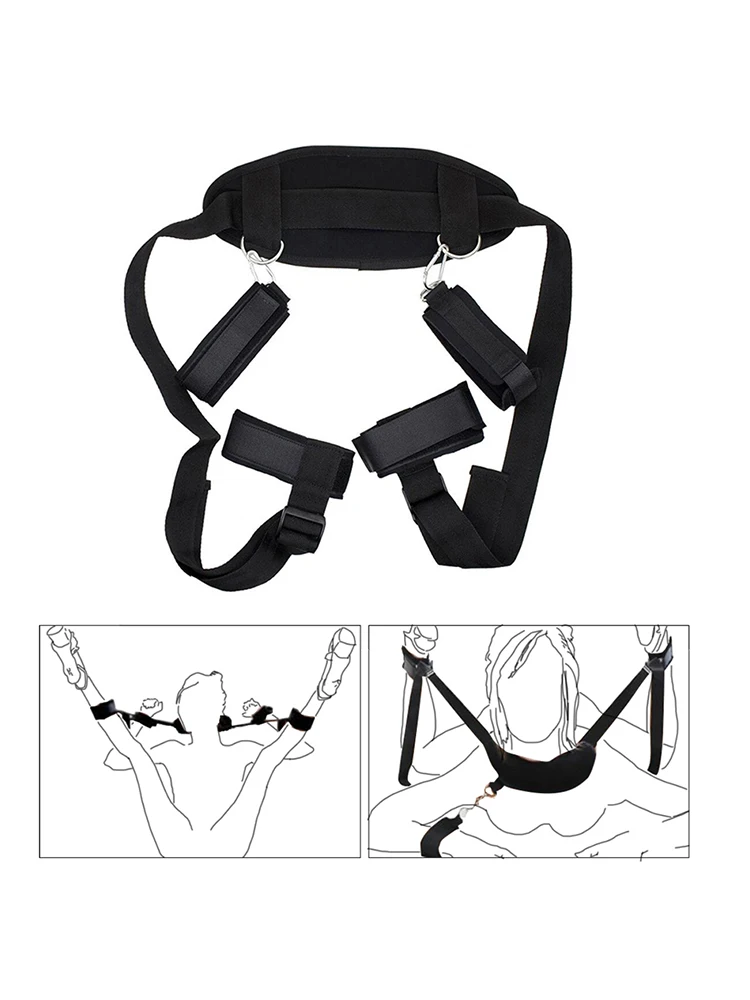 Bondage Kit BDSM Restraints Fetish Erotic Sex Toys For Couples Women Bandage Slave Collars Obedience Handcuffs Master Adult Game