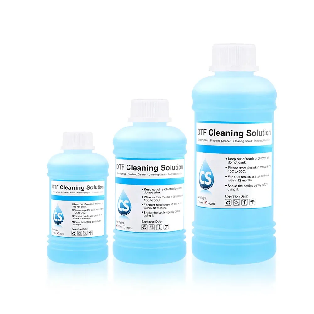 250/500/1000ml Strong DTF Power Cleaning Liquid Printhead Maintenance for Epson DX4 DX5 DX7 L1800 L805 L800