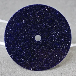 Sparkling Starry Blue - Green Malachite Sandstone Watch Dial - Precision CNC Cut, 28.5mm (558)