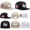 1/2/3/4PCS Fashion Unisex LA Embroidery Baseball Caps Los Angeles Snapback Hat Angel Wings Hip Hop Caps Outdoor Adjustable Hats 2