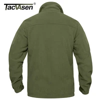 TACVASEN Men's Fleece Jacket Soft Warmth Windproof Full Zip Up Coat Multiple Zipper Pockets Hiking Working Outdoors Windbreaker 2