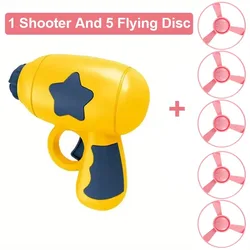 Interactive Flying Disc Launcher Cat Toy - Fun Training and Chasing Game (Yellow)