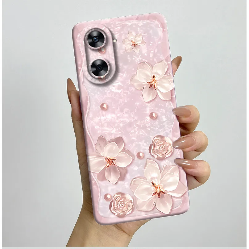 Aesthetic Flowers Silicone Soft Protective Phone Case