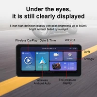 6.3inch Motorcycles GPS Navigation Screen Wireless CarPlay Android Auto Smart Player IP67 Waterproof Moto DVR Monitor - Image 2
