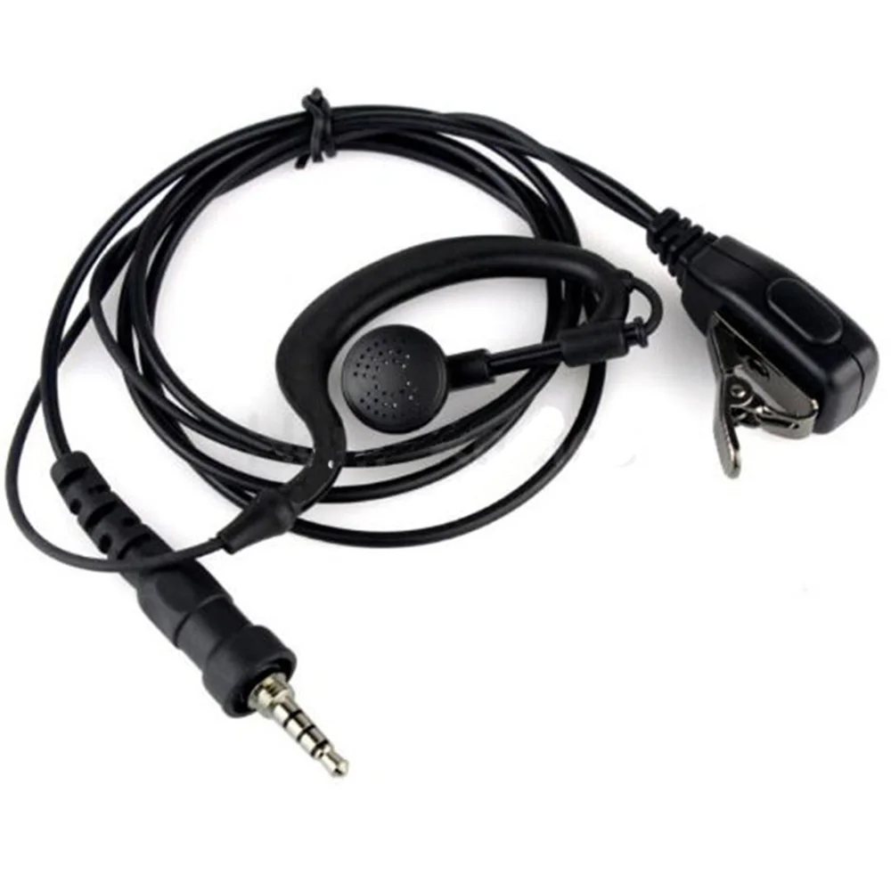 New G-Shaped Headset Headset PTT Microphone for YAESU Vertex VX-6R VX-7R VX-177 VX-127VX-7R VX-120 Two-Way Radio Accessories
