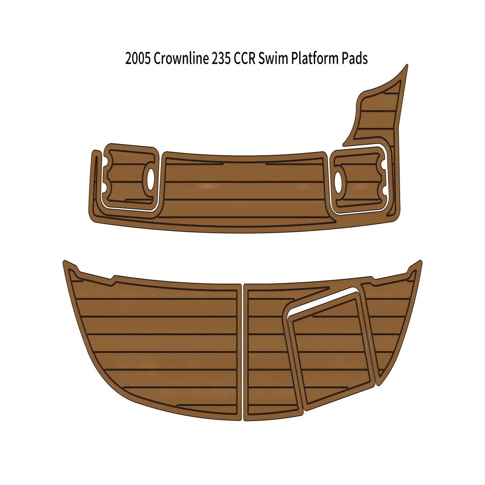 

2005 Crownline 235 CCR Плавающая Платформа лодка EVA искусственная пена Тиковый напольный коврик