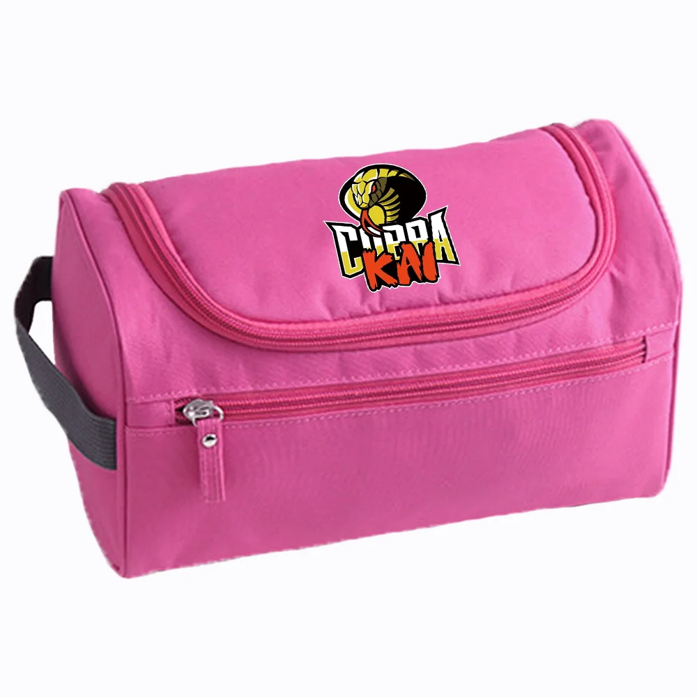 Portable Make Up Bags Women Cosmetic Bag Toiletries Organizer Beauty Case Towel Storage Hanging Bathroom Wash Bag Cobra Print