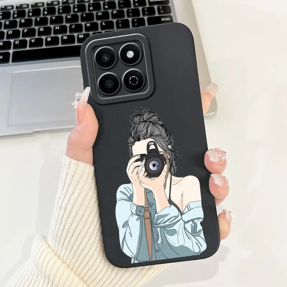 Shockproof Sweet Heart Silicone Phone Case - Pink