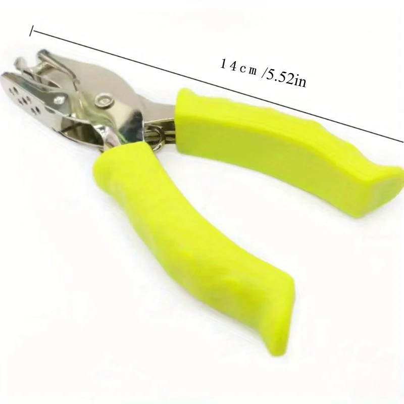Paper Craft Punch Hole Paper Puncher Scrapbook Single Heavy Duty For Crafting Precision Soft Grip