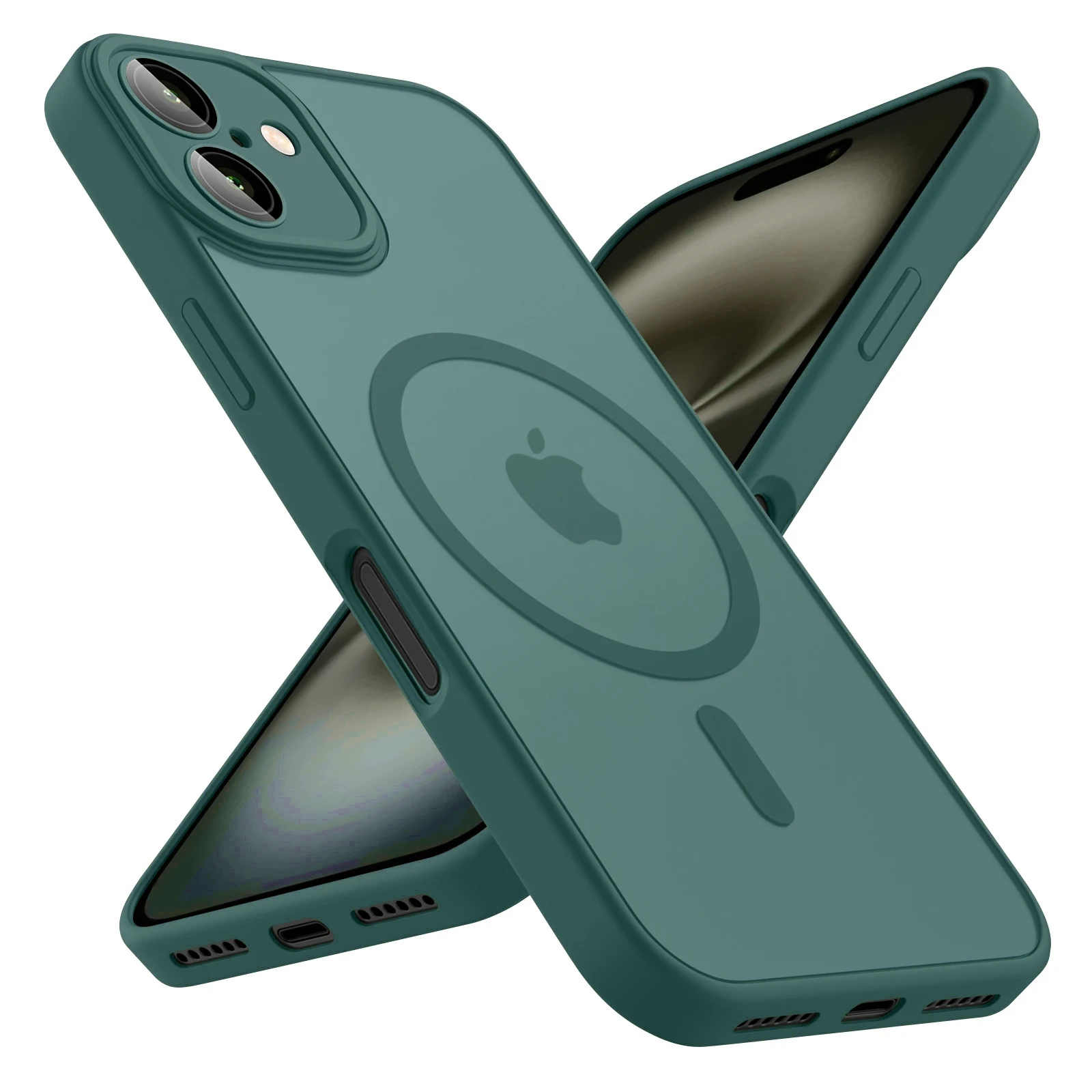 ตัวเลือกสินค้า เคส iPhone 17 16 มือถือ ด้าน ใส แม่เหล็ก Magsafe