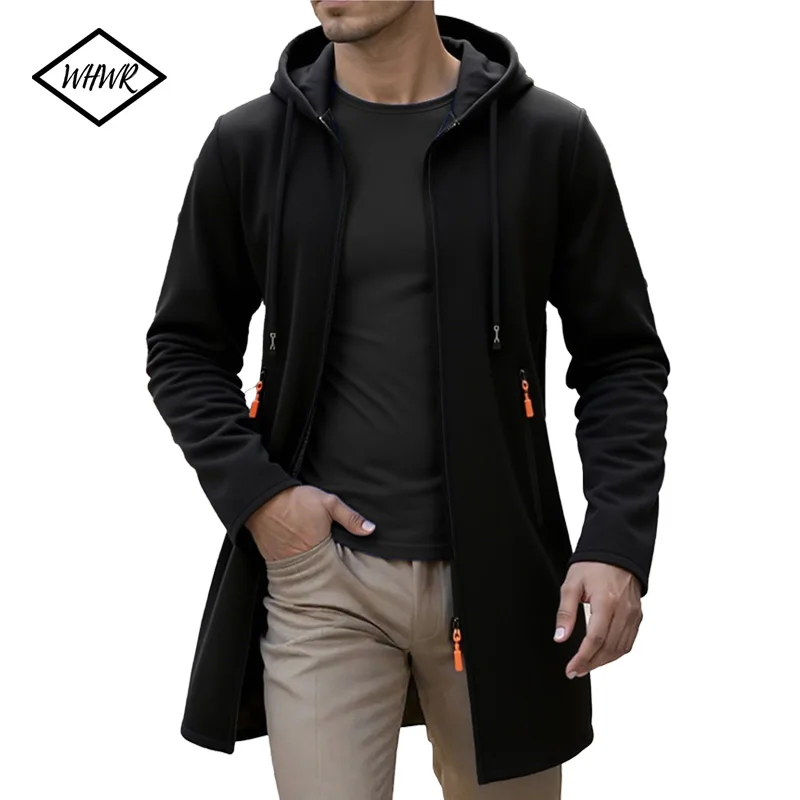 Veste pêche à capuche tricotée - Vêtement polyvalent pour pêche printemps automne
