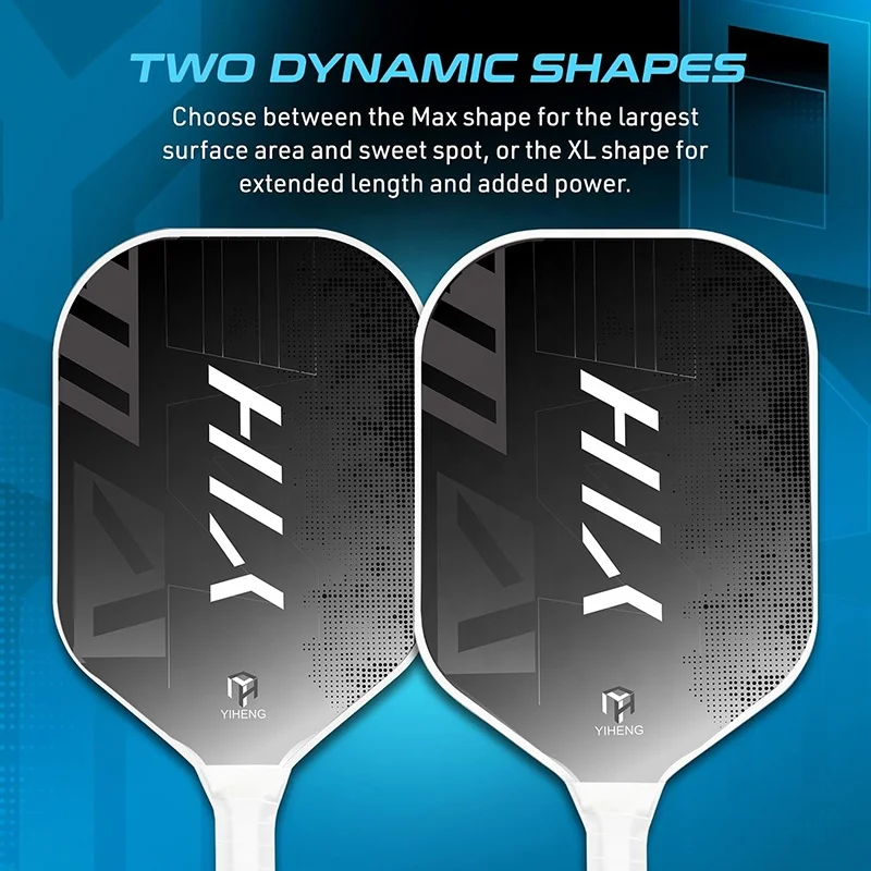YIH Sport Selling In Stock Adult Professional Carbon Fiber Elongated Pickleball Paddle USAPA Standard