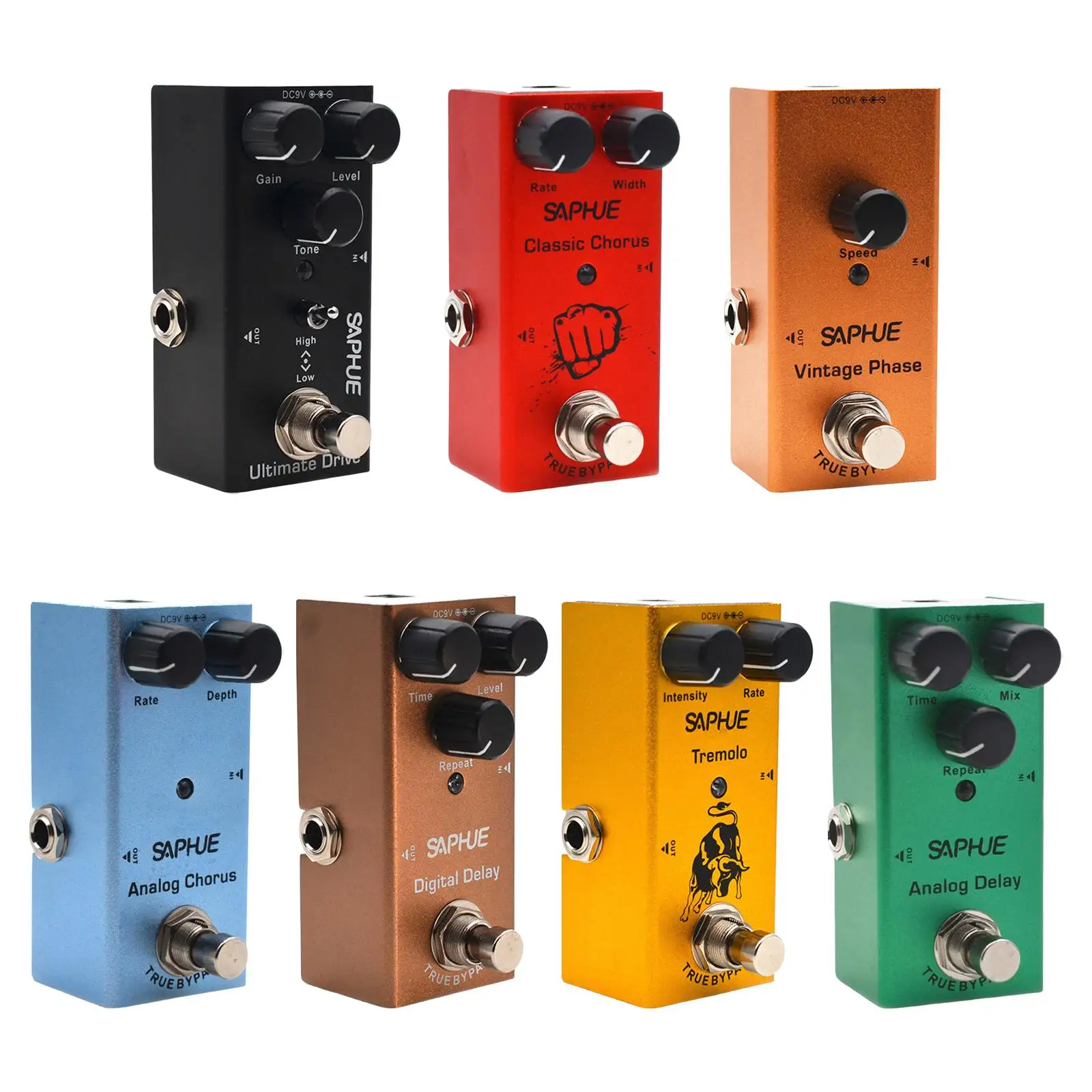 

Педаль для гитары, педаль для гитарных эффектов, компактные аксессуары 9 В постоянного тока, портативная металлическая педаль