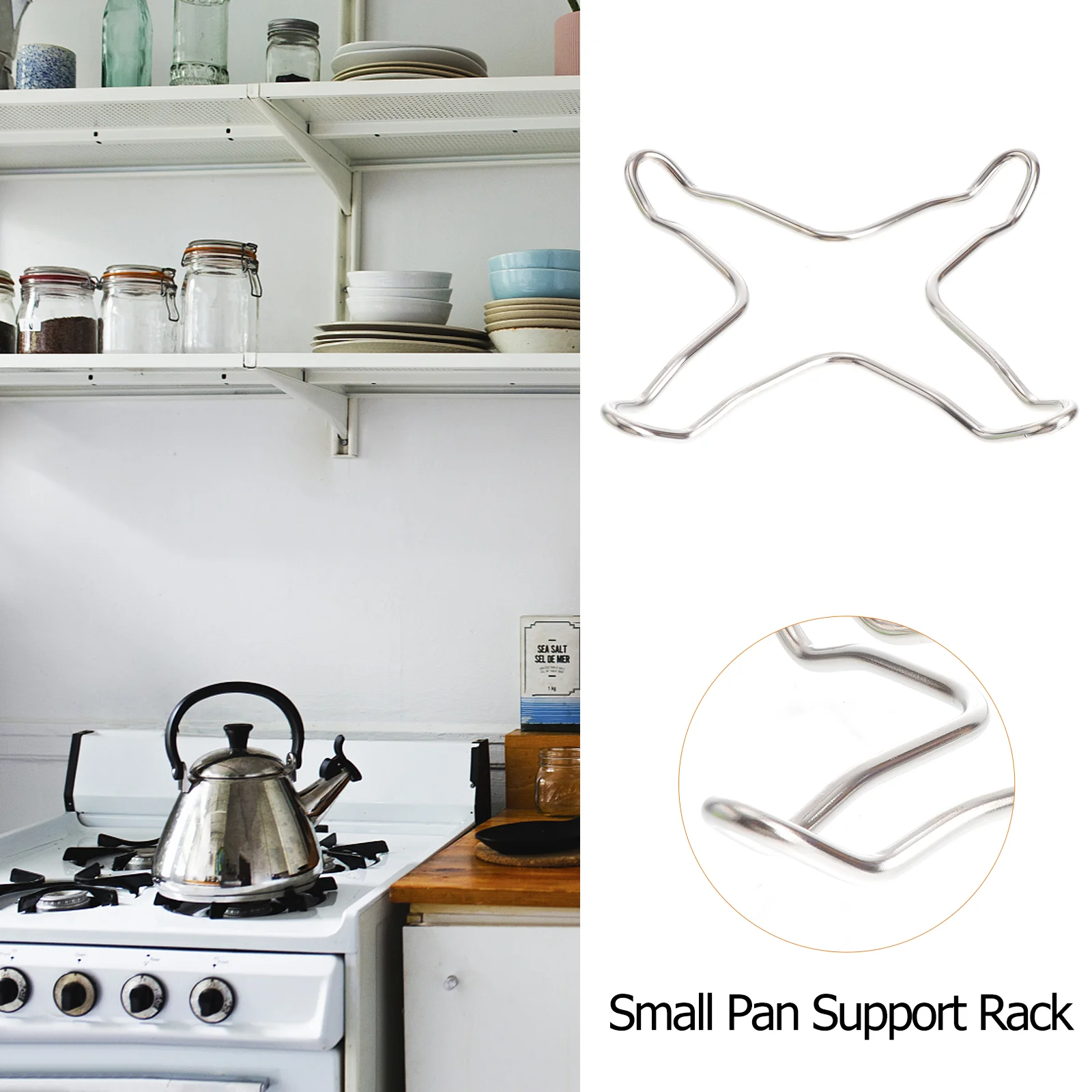 Stove Gas Burner Ring Wok Grate Stand Support Gratespot Reducer Trivet Coffee Holder Iron Replacement Cast Range Electric Gas Stove Accessories