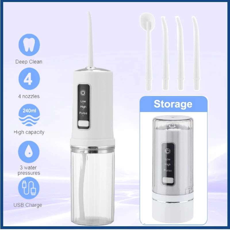 

Electric Oral Irrigator Portable Tooth Cleaner Water Flosser Lavadoras Water Pick