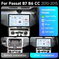 JIUYIN  Android 15 Car Radio For VW Volkswagen Passat 7 B7 CC 2010-2015 Multimedia Video Player Navigation stereo GPS - Image 2
