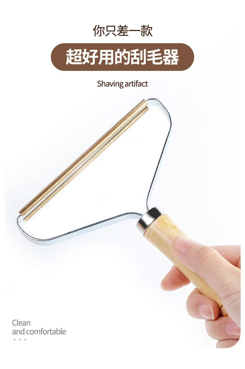 Eliminate Pet Hair Instantly - Slicker Brush For Dog & Cat Grooming Pet Hair Remover, Manual Pet Hair Removal Tool