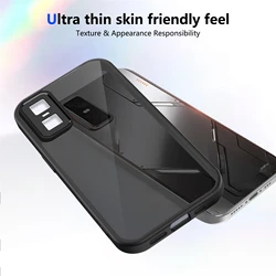 Matte Frosted Repellent Magnetic Silicone Phone Case with Lens Protection for Infinix GT 30 Pro (Black No Magnetic)