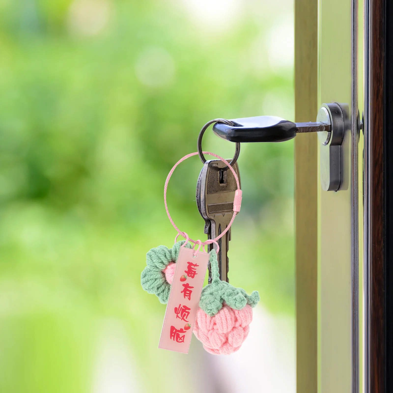 

Crocheting Hanging Keychain Pendant Ornaments Bathroom Decorations Backpack Keychains