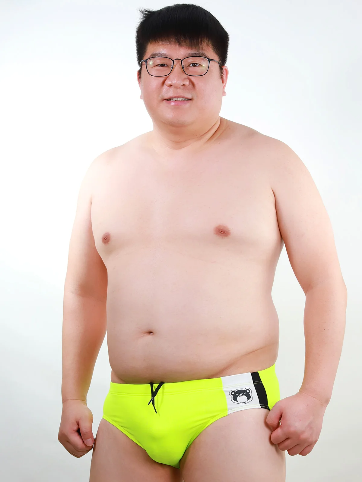 Bear Paw Claw Men Plus Size Swimwear Swimsuit Male Swimming