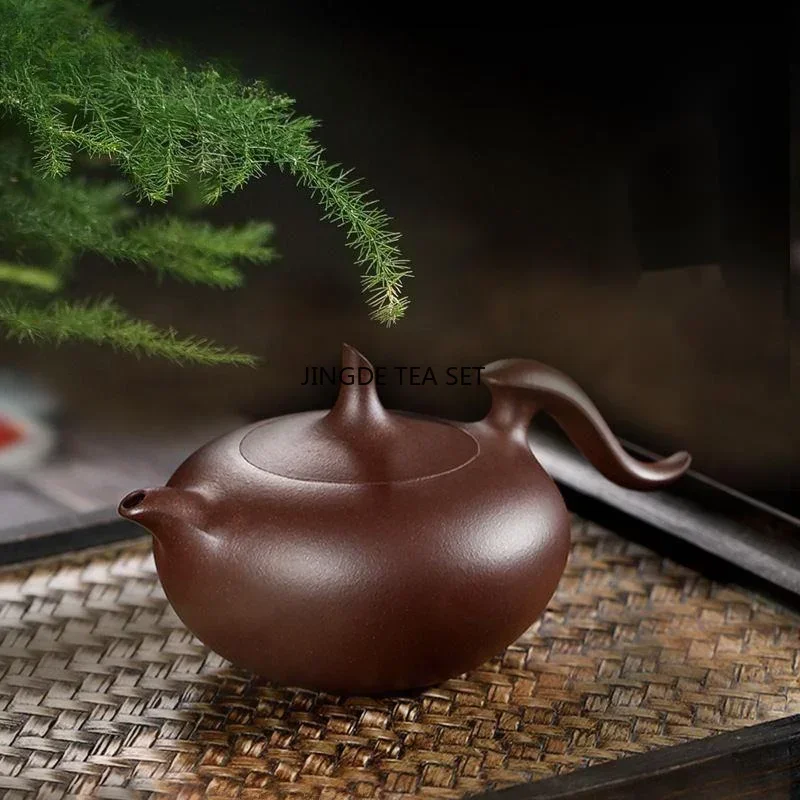 220ML Creative Handmade Flying Sky Pot Chinese Yixing Purple Clay Tea Pot Filter Beauty Kettle Raw Ore Mud Zisha Tea Set Gifts