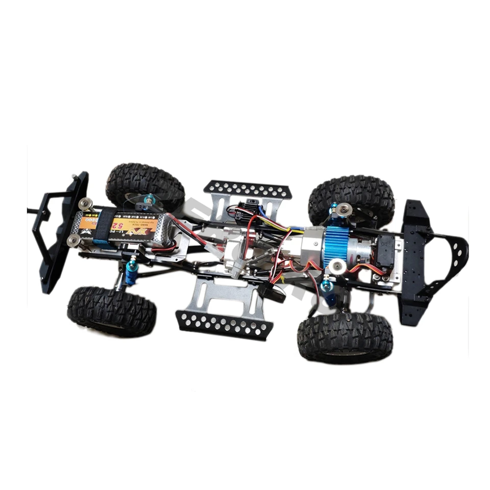 313mmホイールベースシャーシフレーム、1/10軸用 RCクローラー Amazon