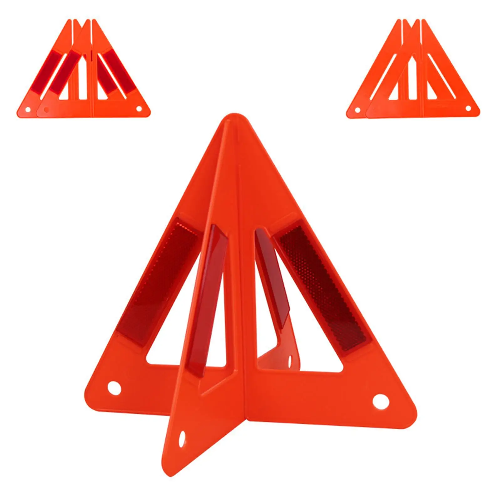 Emergency Warning Triangle Practical Early Warning Sign Emergency Triangle for Breakdown Roadside Car Truck Vehicle