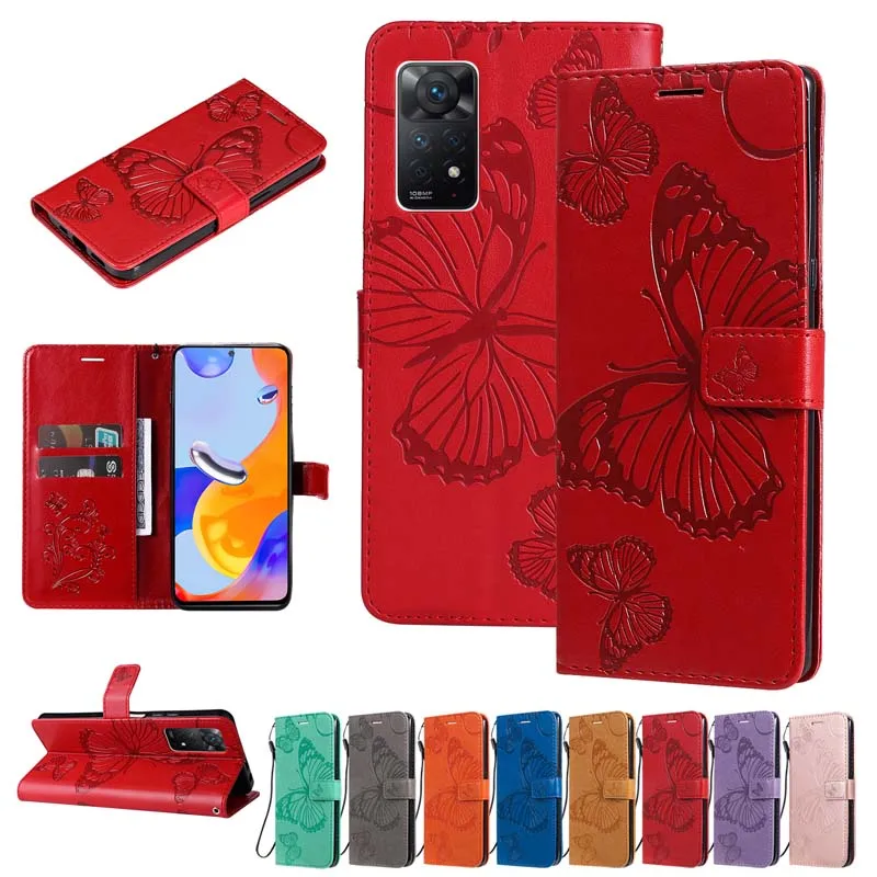 Luxury Leather Flip Wallet Phone Case with Card Holder and Book Style Cover