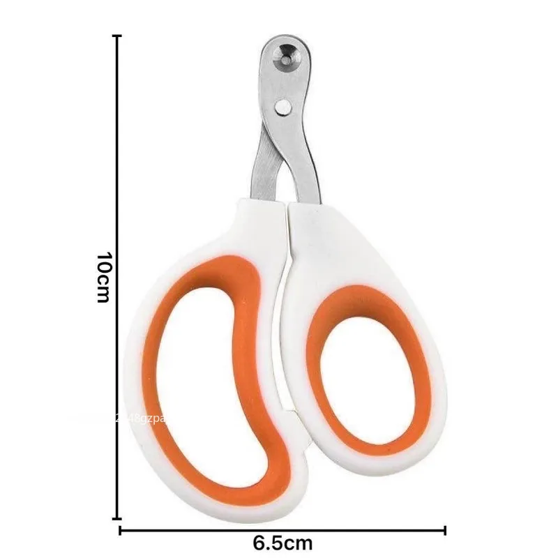 Professional Dog Nail Clippers Pet Nail Scissor Ergonomic Anti-slip Double Circular Cut Hole Puppy Pet Nail Cutter Cat Grooming Tool for Kitten