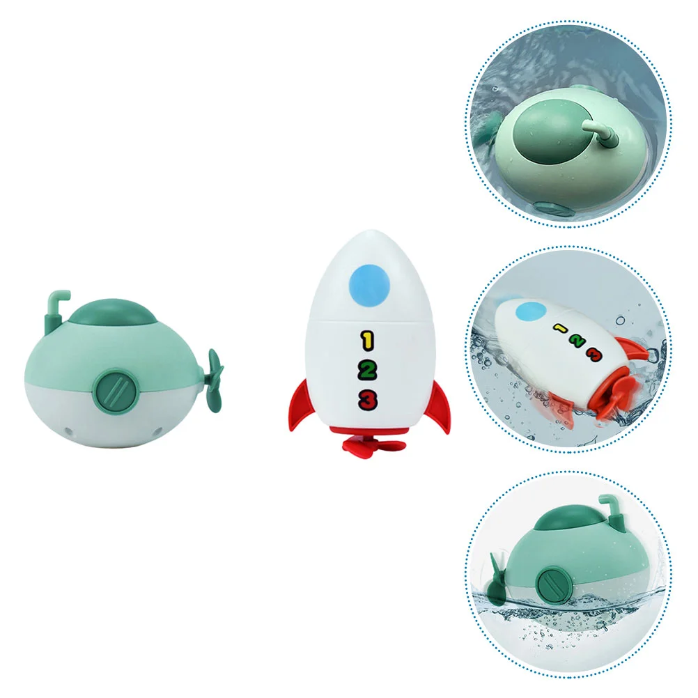 2 шт., подводная лодка, Игрушки для ванны игрушки для ванны наша игрушка подводная электрифицированная лодка