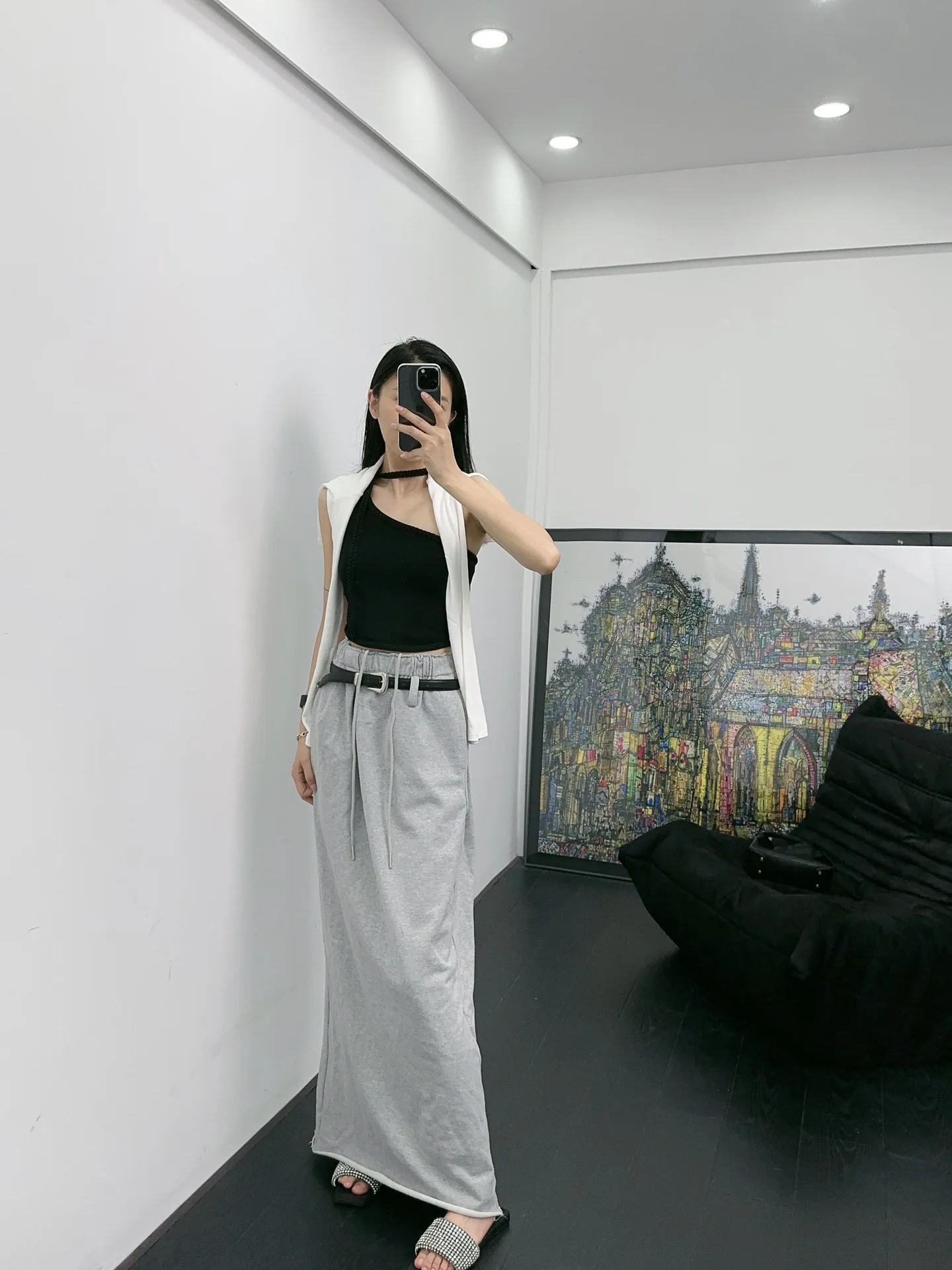 

2023 Autumn/Winter Fashion New Women's Clothing Belt Skirt 0905