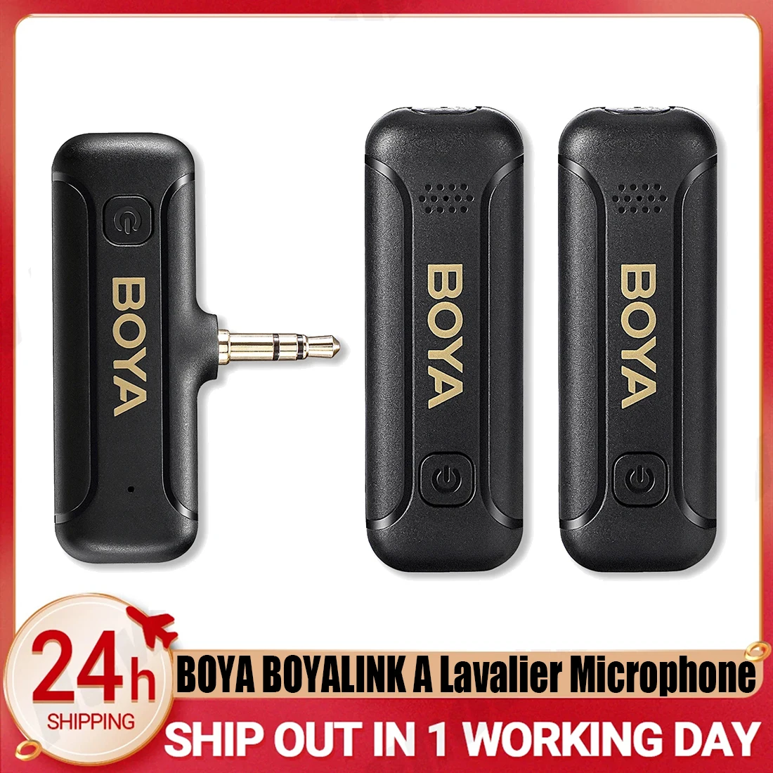 

BOYA BY-WM3T2 Новый беспроводной 3,5 мм TRS петличный микрофон с шумоподавлением на лацкане для камер Canon, Nikon, Sony