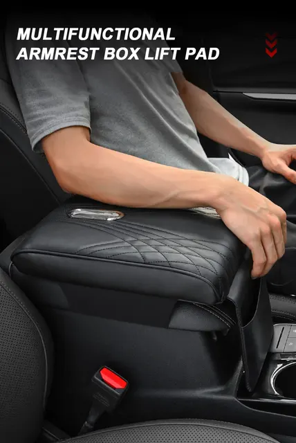 SEAMETAL Car Armrest Box Mat Storage Bag Auto Seat Center Elbow