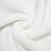 Plain Rhombus Pattern 0-24 Months Newborn Boys & Girls Security Blankets Knitwear Acrylic Baby Swaddle Wraps Soft Infant Blanket 3
