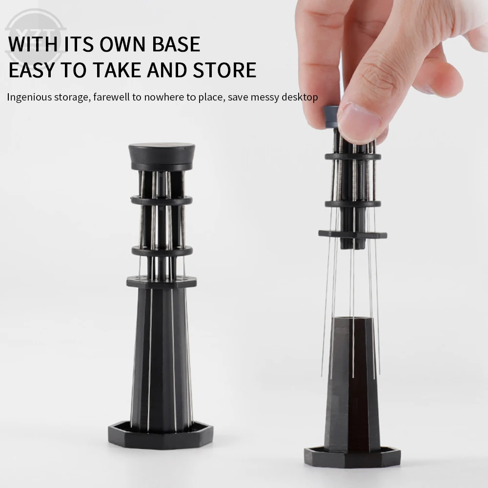 Espresso Tools Coffee Tamper Stainless Steel Needles Stirrer Distributor Leveler WDT Cafe Barista Accessories