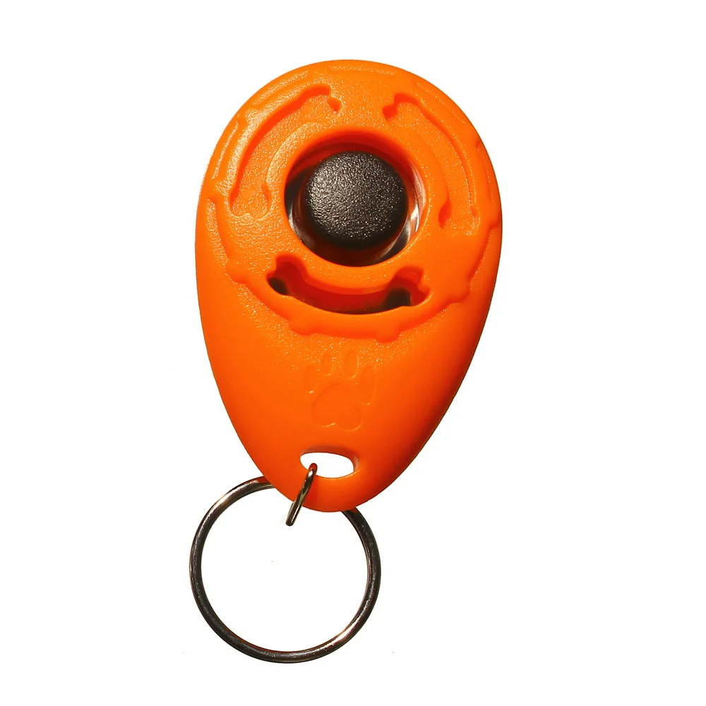 50 PCS Pet Dogs Training Clicker Crisp And Easy To Carry Strap Design
