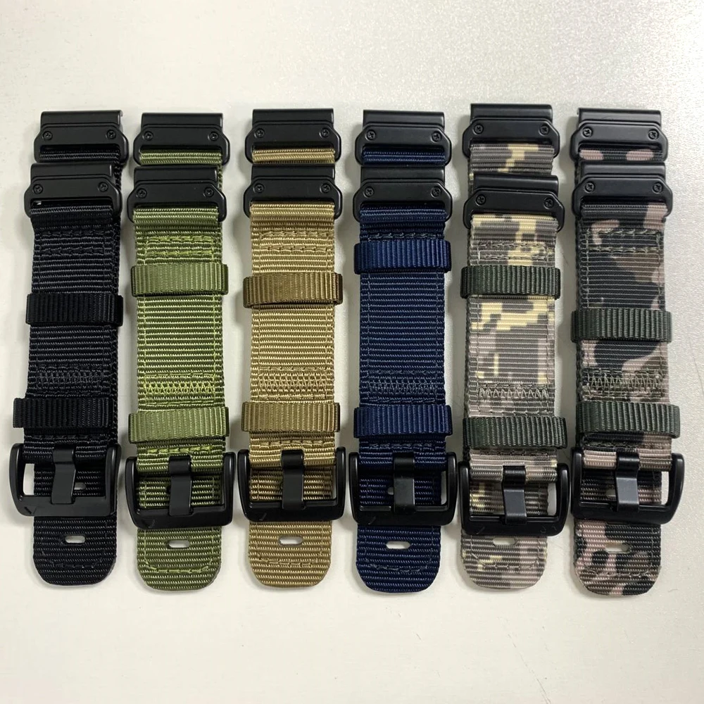 Nylon QuickFit Wristband with Adjustable Strap, 22mm/26mm - Enhanced Comfort and Durability