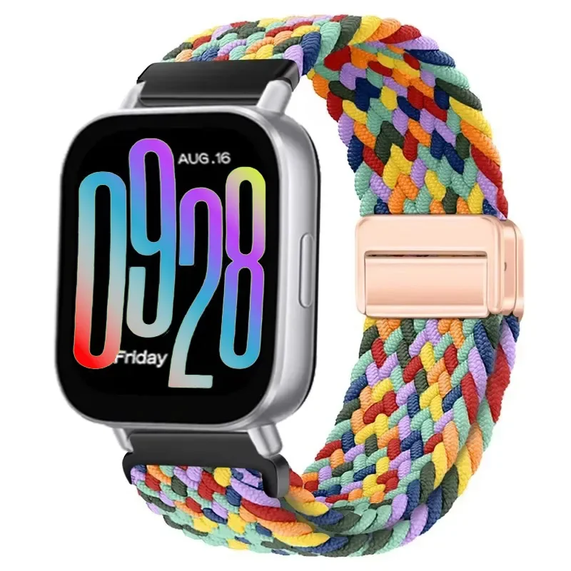 Nylon Loop Magnetic Braided Strap - Comfortable Wristband Bracelet