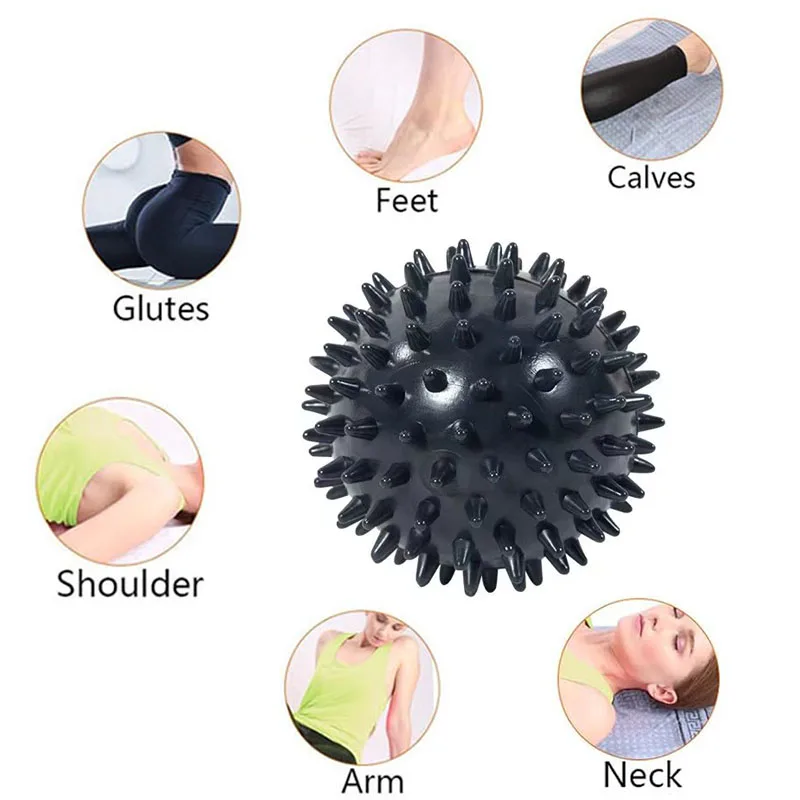 Massage Balls 7.5CM Spiky Myofascial Release Feet Back Hands Spiked Massager Yoga Exercise Fitness Muscle Knots Relax